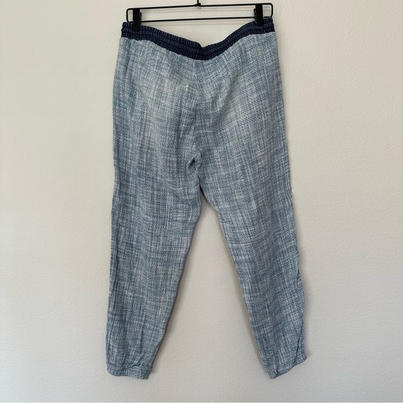 Bella dahl women’s tweed cotton woven jogger pants size M medium pull on - Picture 3 of 3